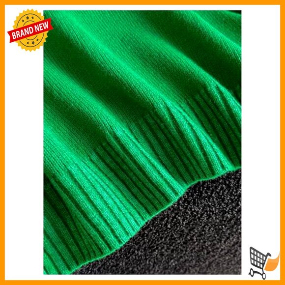 Plus Size Leopard Pullover Sweater Trendy Colorblock Knit Top Fall Fashion - Picture 5 of 5